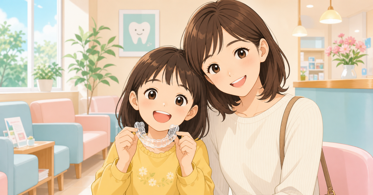 こどもの矯正後は後戻りに注意！　インビザライン・ファースト後のリテーナーについて